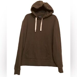 Balibaris drawstring hoodie sweatshirt in gray brown Sz ~small